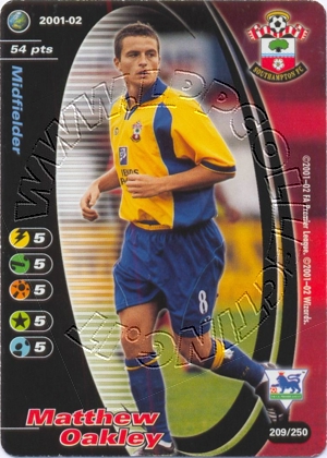 Southampton 2001/02 - Matthew Oakley