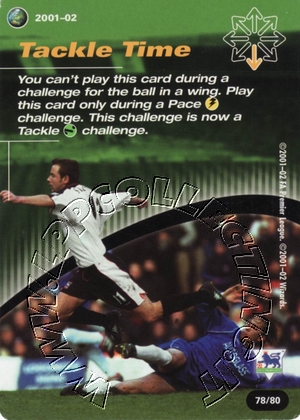 [Carta Verde] 2001/02 - Tackle time