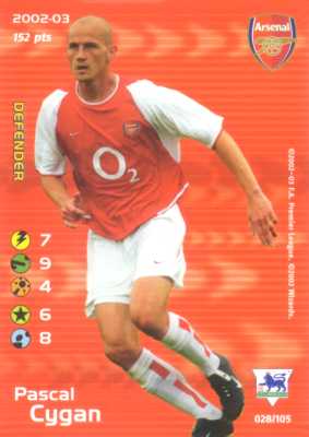 Arsenal 2002/03 - Pascal Cygan