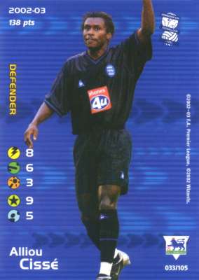 Birminghamcity 2002/03 - Allioy Cissé