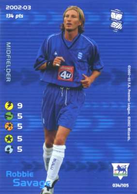 Birminghamcity 2002/03 - Robbie Savage