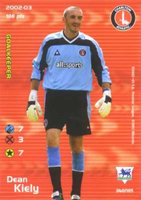 Charlton 2002/03 - Dean Kiely