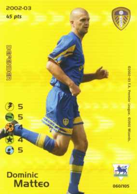 Leeds 2002/03 - Dominic Matteo