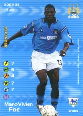 Mancity 2002/03 - Marc-Vivien Foe