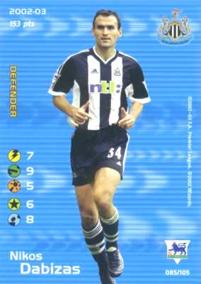 Newcastle 2002/03 - Nikos Dabizas