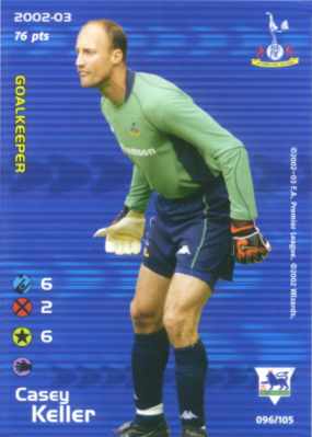 Totthenam 2002/03 - Casey Keller