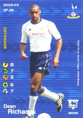 Totthenam 2002/03 - Dean Richards