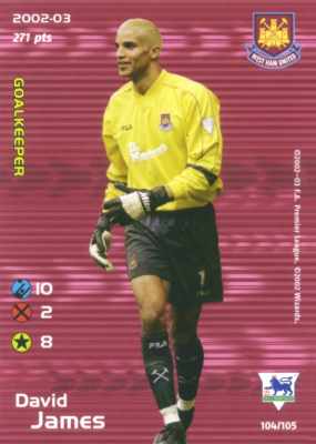 Westham 2002/03 - David James