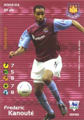 Westham 2002/03 - Frederic Kanouté