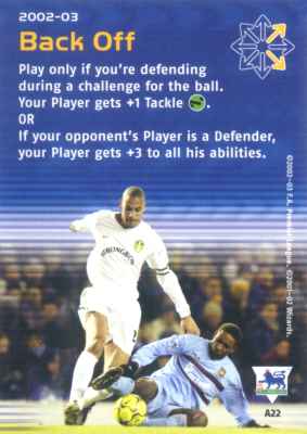 [Carta Blu] 2002/03 - Back Off