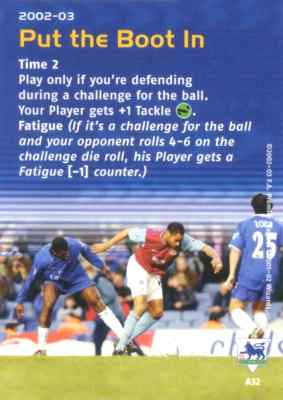 [Carta Blu] 2002/03 - Put the Boot In