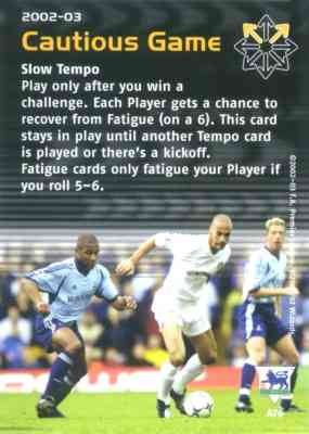 [Carta Nera] 2002/03 - Cautions Game