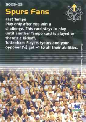 [Carta Nera] 2002/03 - Spurs Fan