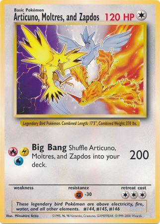 Articuno, Moltres, Zapdos