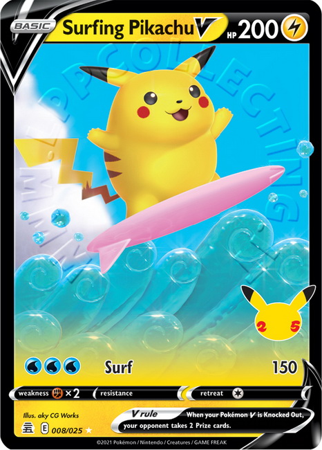 Surfing Pikachu V 