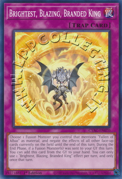 Brightest, Blazing, Branded King