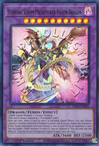 Starving Venom Predapower Fusion Dragon