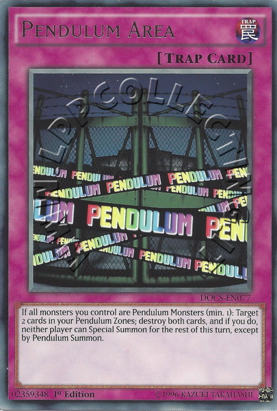 Pendulum Area