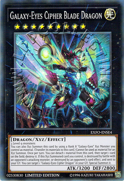 Galaxy-Eyes Cipher Blade Dragon