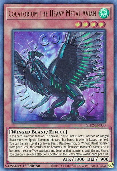 Cocatorium the Heavy Metal Avian