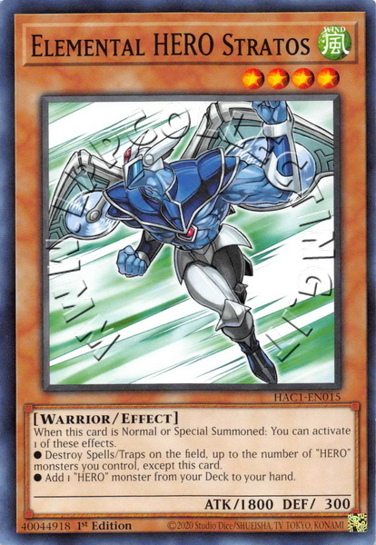 Elemental HERO Stratos 