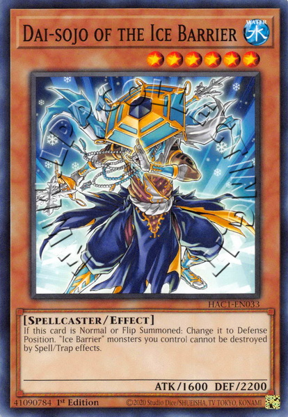 Dai-sojo of the Ice Barrier 