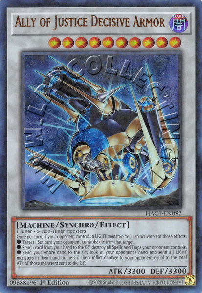 Ally of Justice Decisive Armor