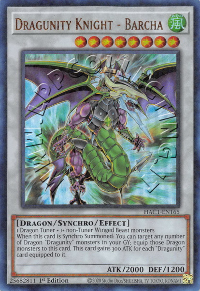 Dragunity Knight - Barcha