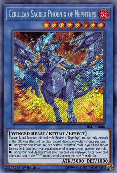 Cerulean Sacred Phoenix of Nephthys
