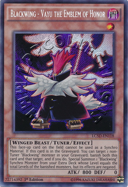 Blackwing - Vayu the Emblem of Honor