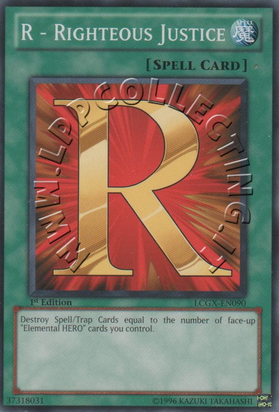 R - Righteous Justice