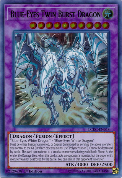 Blue-Eyes Twin Burst Dragon