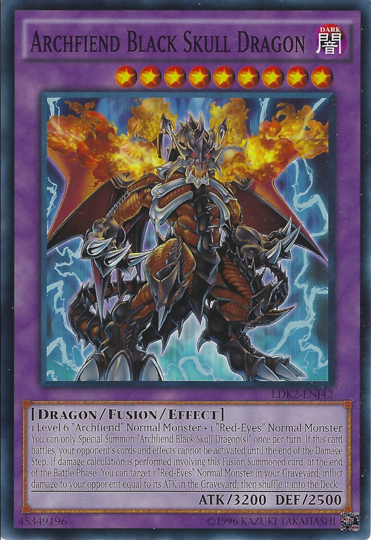 Archfiend Black Skull Dragon