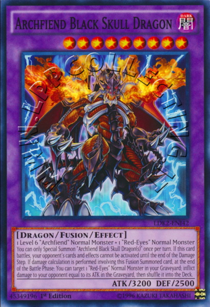 Archfiend Black Skull Dragon