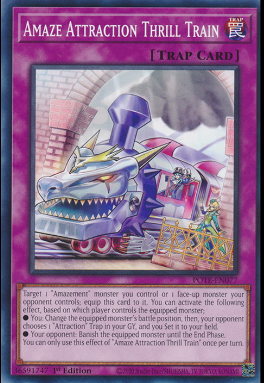 Amaze Attraction Thrill Train