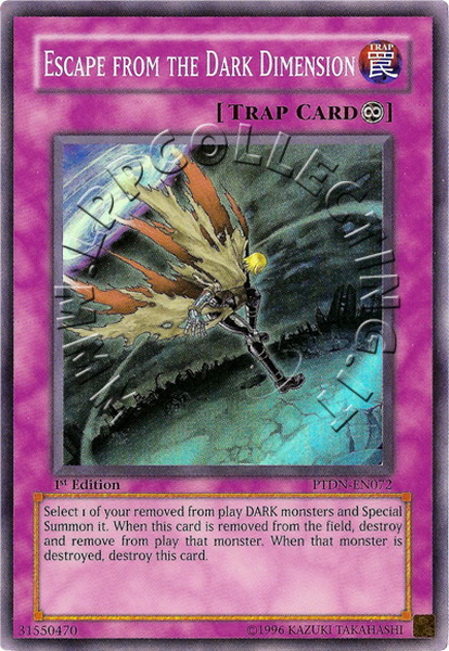 Escape from the Dark Dimension