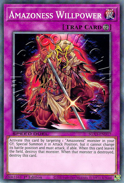 Amazoness Willpower