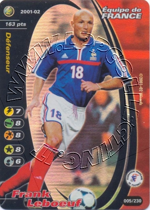 Equipe de France 2001/02 - Frank Leboeuf