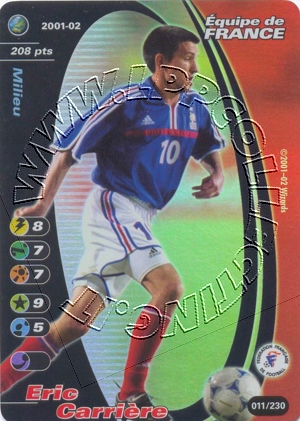 Equipe de France 2001/02 - Eric Carrière