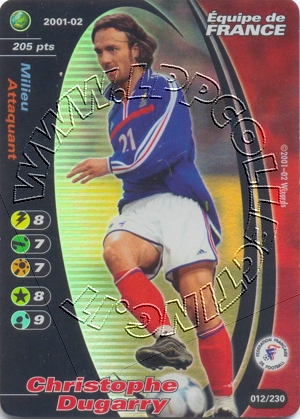 Equipe de France 2001/02 - Christophe Dugarry