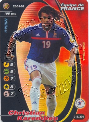 Equipe de France 2001/02 - Christian Karembeu