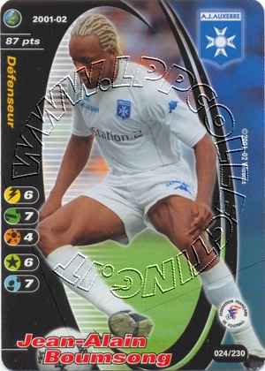 Auxerre 2001/02 - Jean-Alain Boumsong