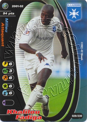 Auxerre 2001/02 - Khalilou Fadiga