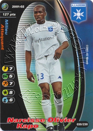 Auxerre 2001/02 - Narcisse Olivier Kapo
