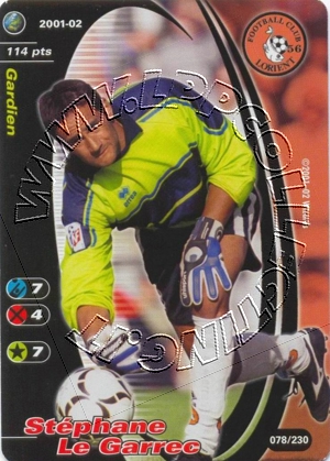 Fclorient 2001/02 - Stéphane Le Garrec