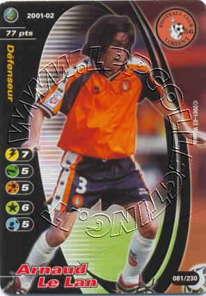 Fclorient 2001/02 - Arnaud Le Lan