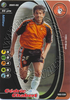 Fclorient 2001/02 - Cédric Chabert