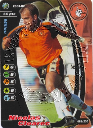 Fclorient 2001/02 - Nicolas Cloarec