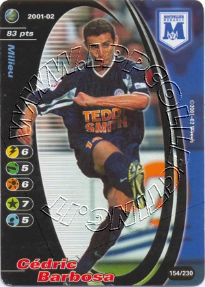 Montpellier 2001/02 - Cédric Barbosa