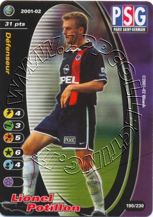 Psg 2001/02 - Lionel Potillon